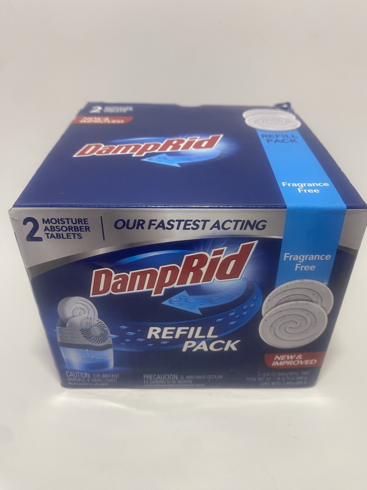 Damprid Drop-In Moisture Absorber Unscented Refills (2-Pack) Fragrance Free