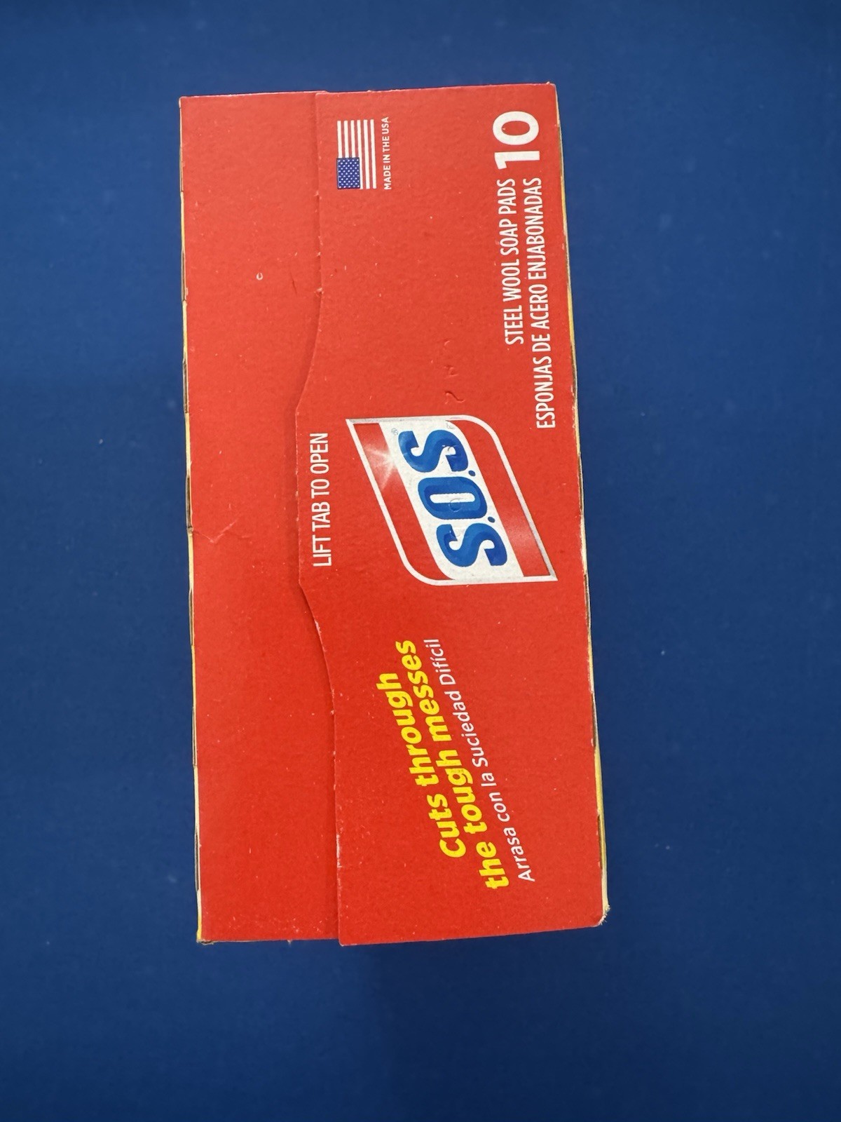 2 Boxes SOS Reusable Soap Filled Steel Wool Pads 10 Count Each Open Box Total 20