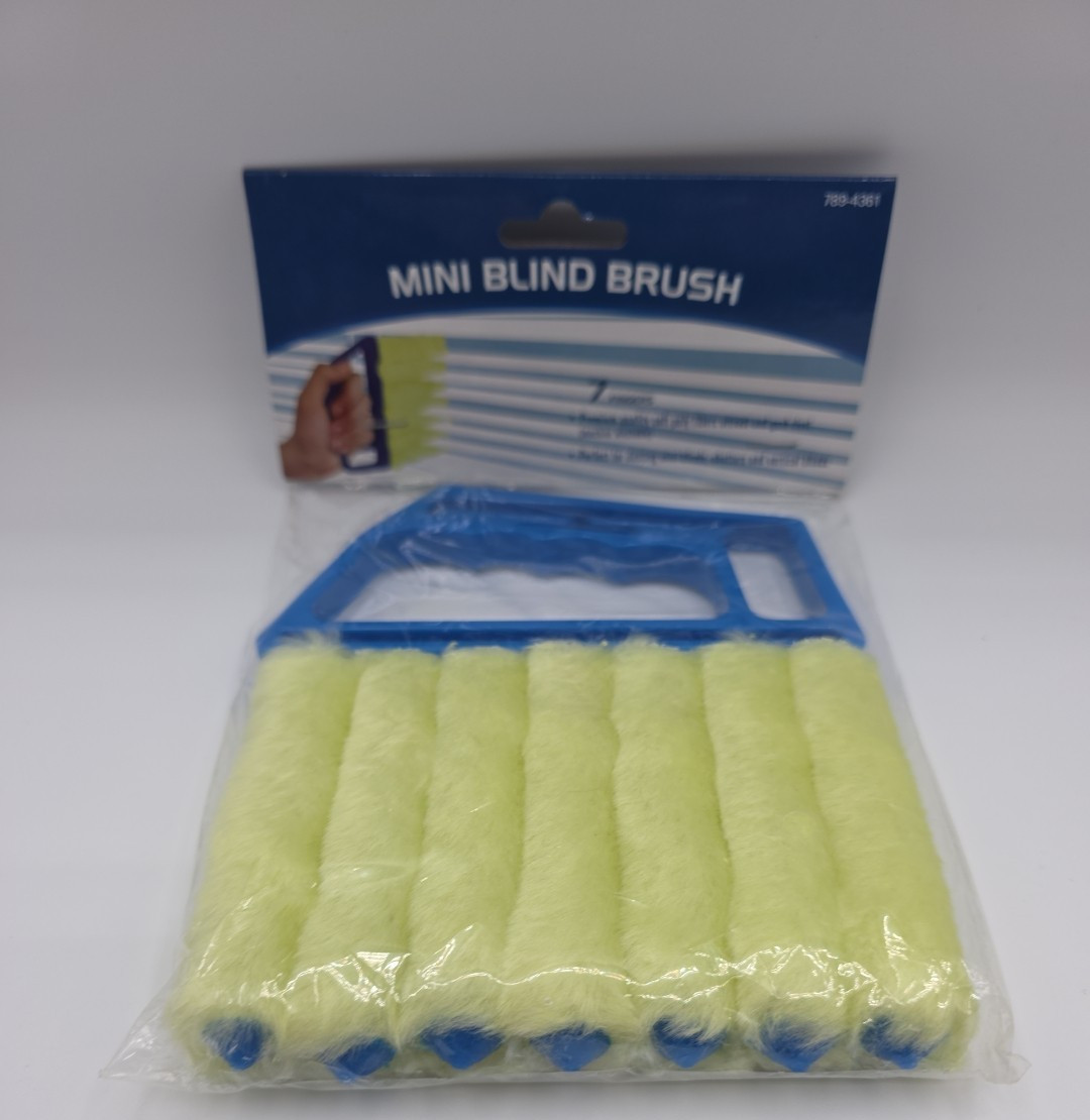 Window Venetian 7 Finger Dusting Cleaner Tool Mini Blind Duster Brush Dust..