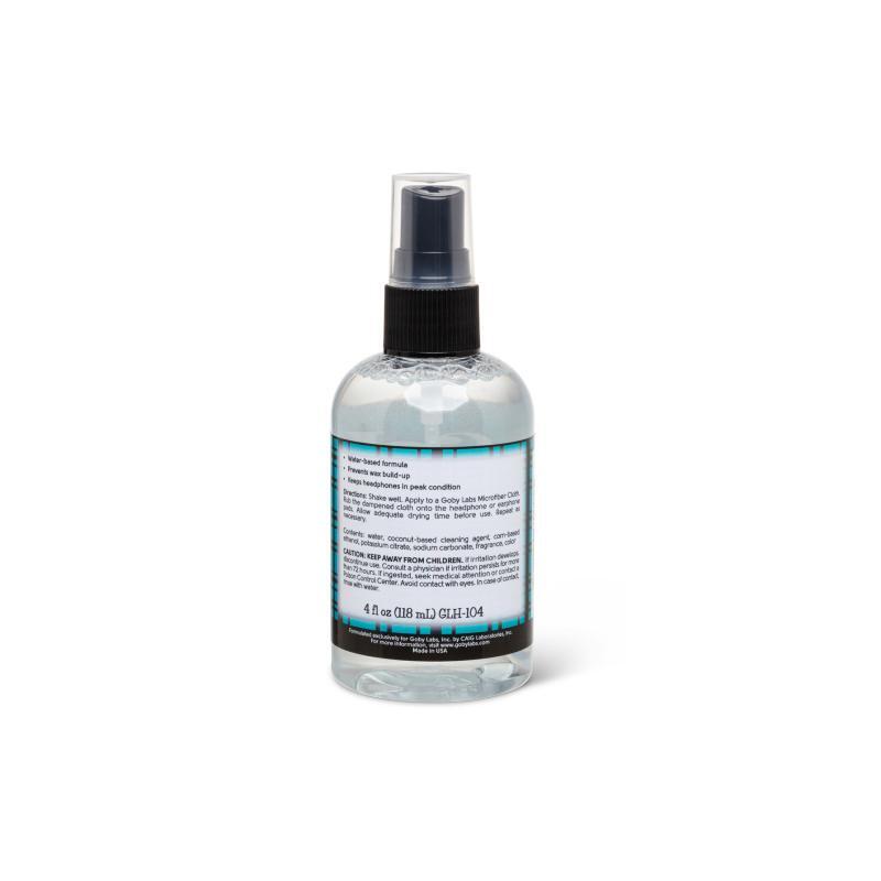 Hosa GLH-104-BULK Goby Labs Headphone Cleaner, 4 fl oz