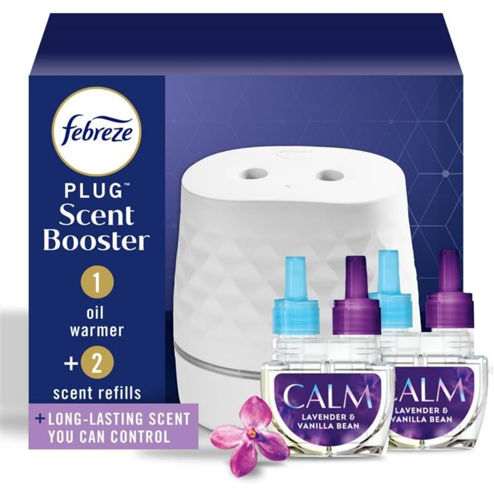 2 BOXES- Febreze Plug Scent Booster Starter Kit, -NEW