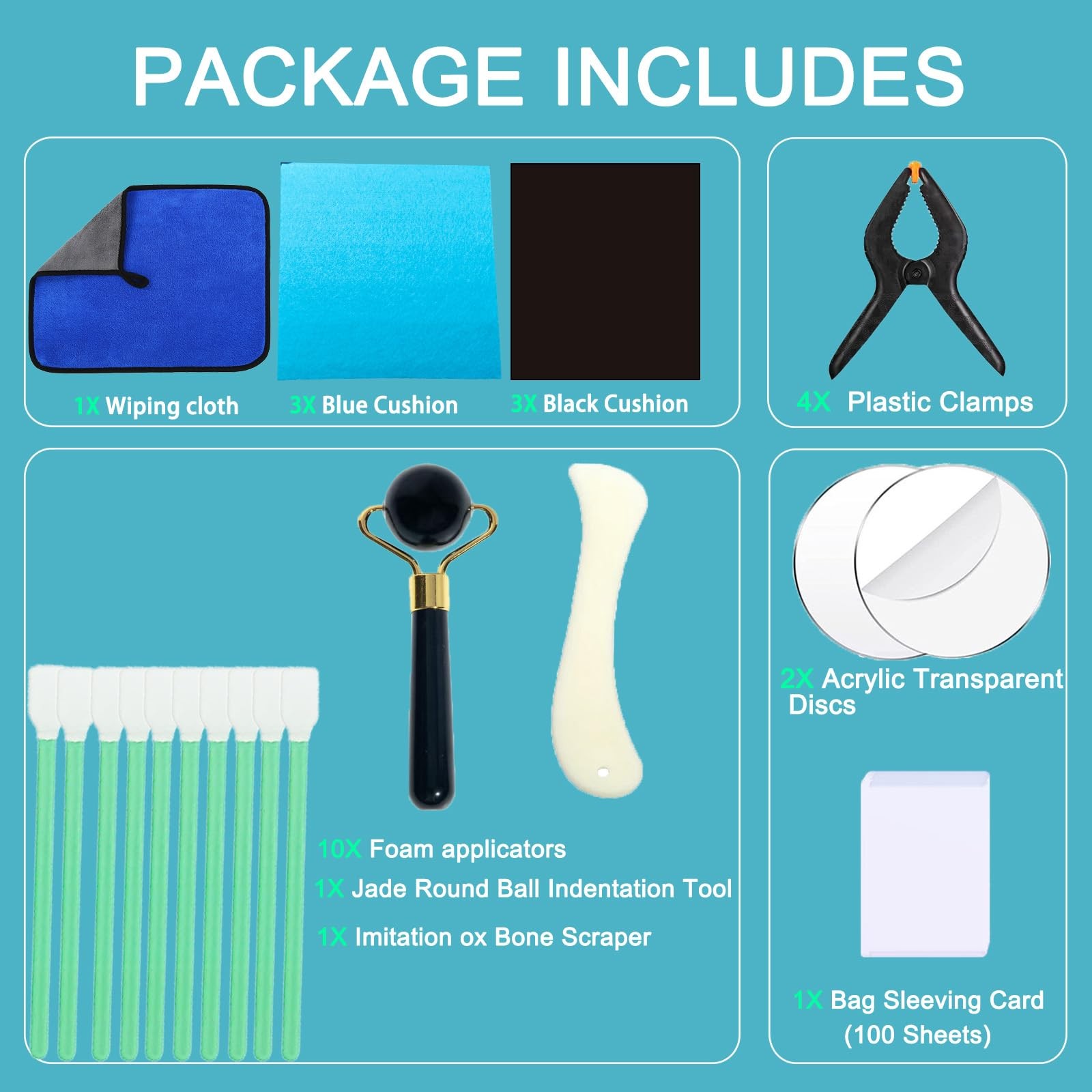 Sports Trading Card Care Cleaning Kit Accessory Pack 28 PCS