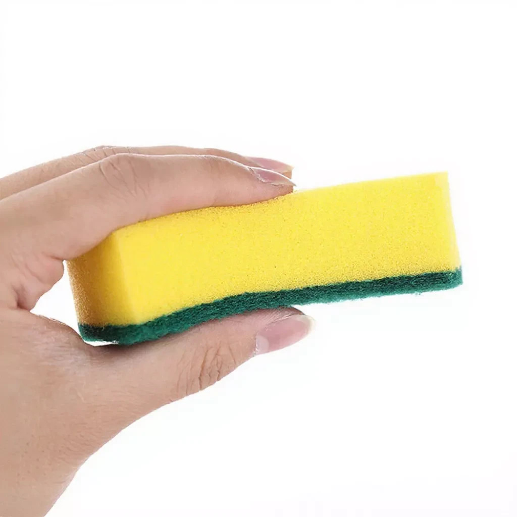 Ganso sponged scourer x 7pcs 9cm x 6cm x 3cm