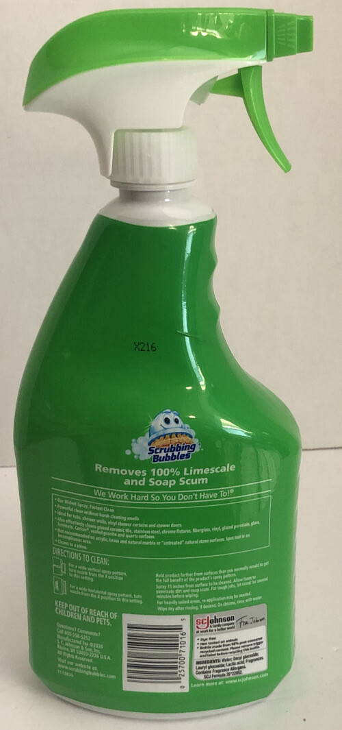 1—32 fl oz Scrubbing Bubbles MEGA SHOWER FOAMER Spray Rainshower same day ship