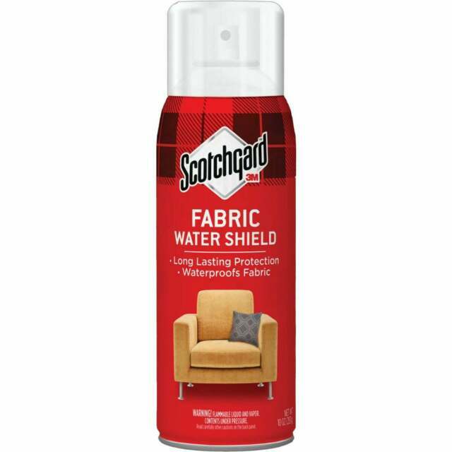 3M Scotchgard Transparent Fabric Water Shield Dries Clear & Oderless 10 oz