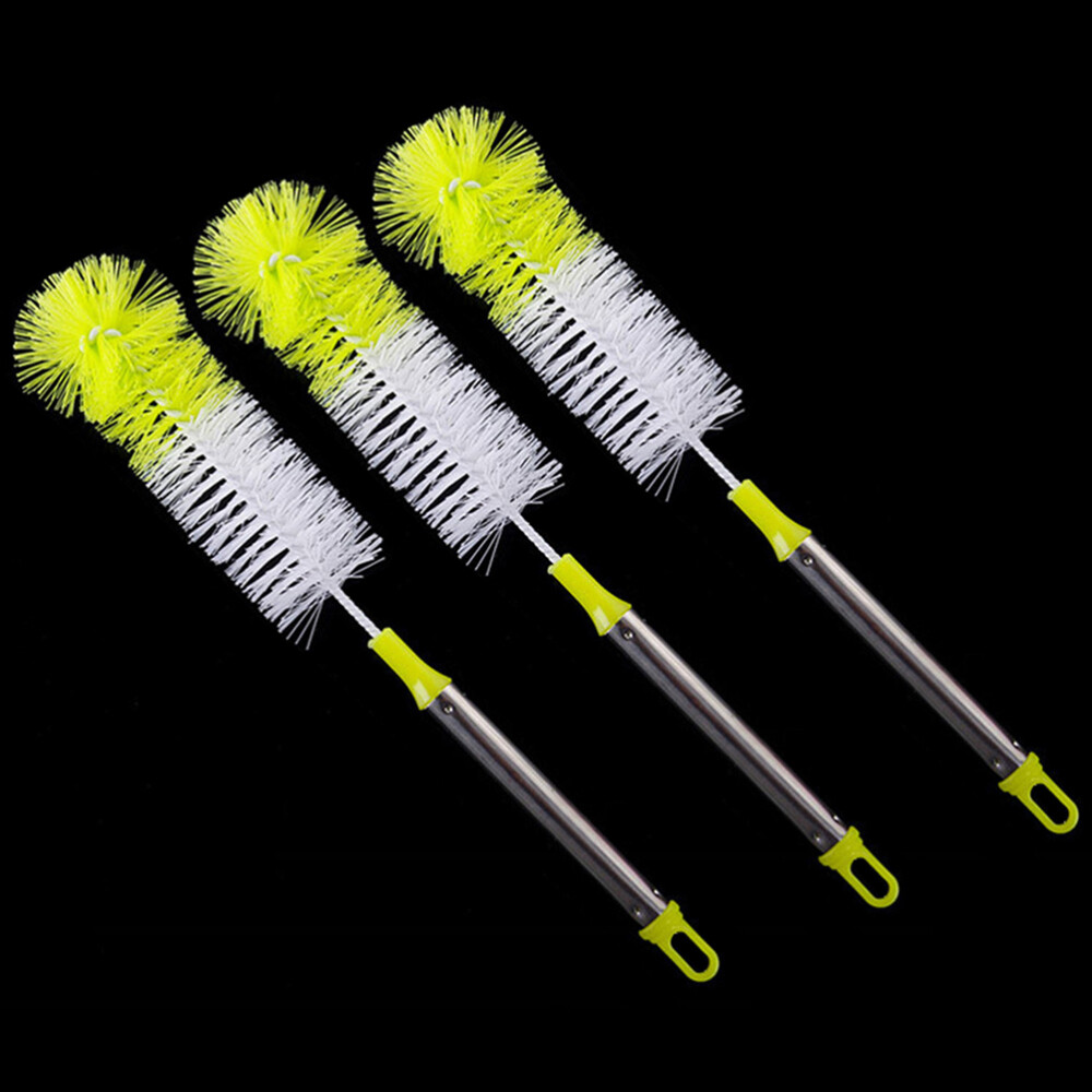 2PCS Bendable Cup Brushes Colorful Bottle Brush for Cleaning Cups (Random Color)