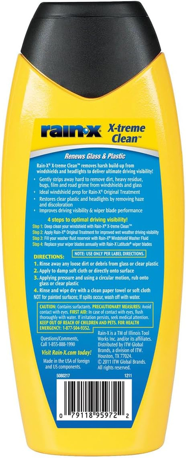 5080217 X-Treme Clean Glass Cleaner – 12 Fl Oz.