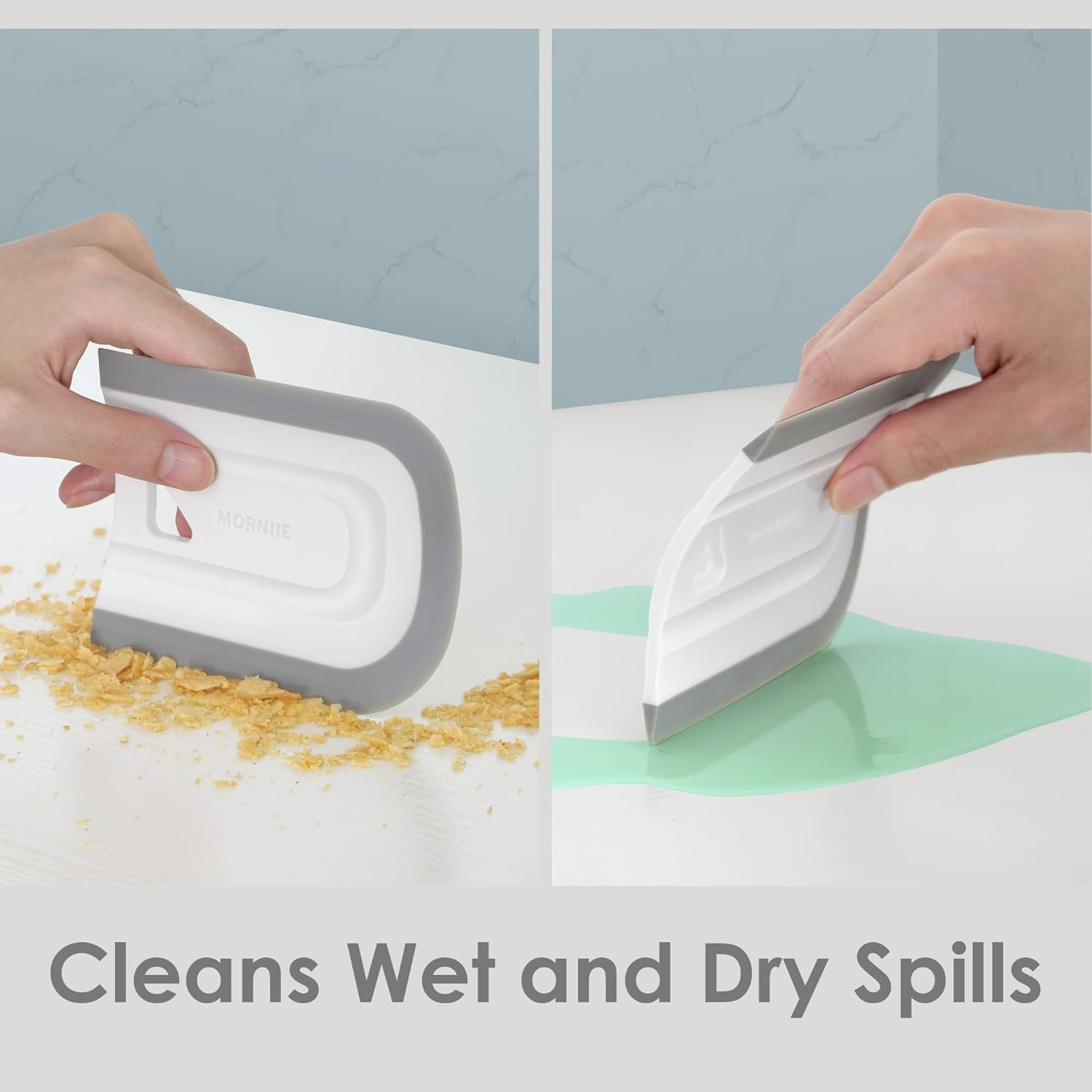 Curved Small Squeegee. Kitchen Sink Squeegee for Sinks, Countertops and Dishes.