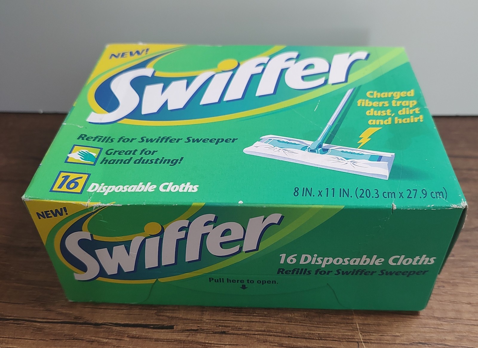 Vintage 1998 Unopened Refill For Swiffer Sweeper 16 Dust Cloths Movie Prop B4