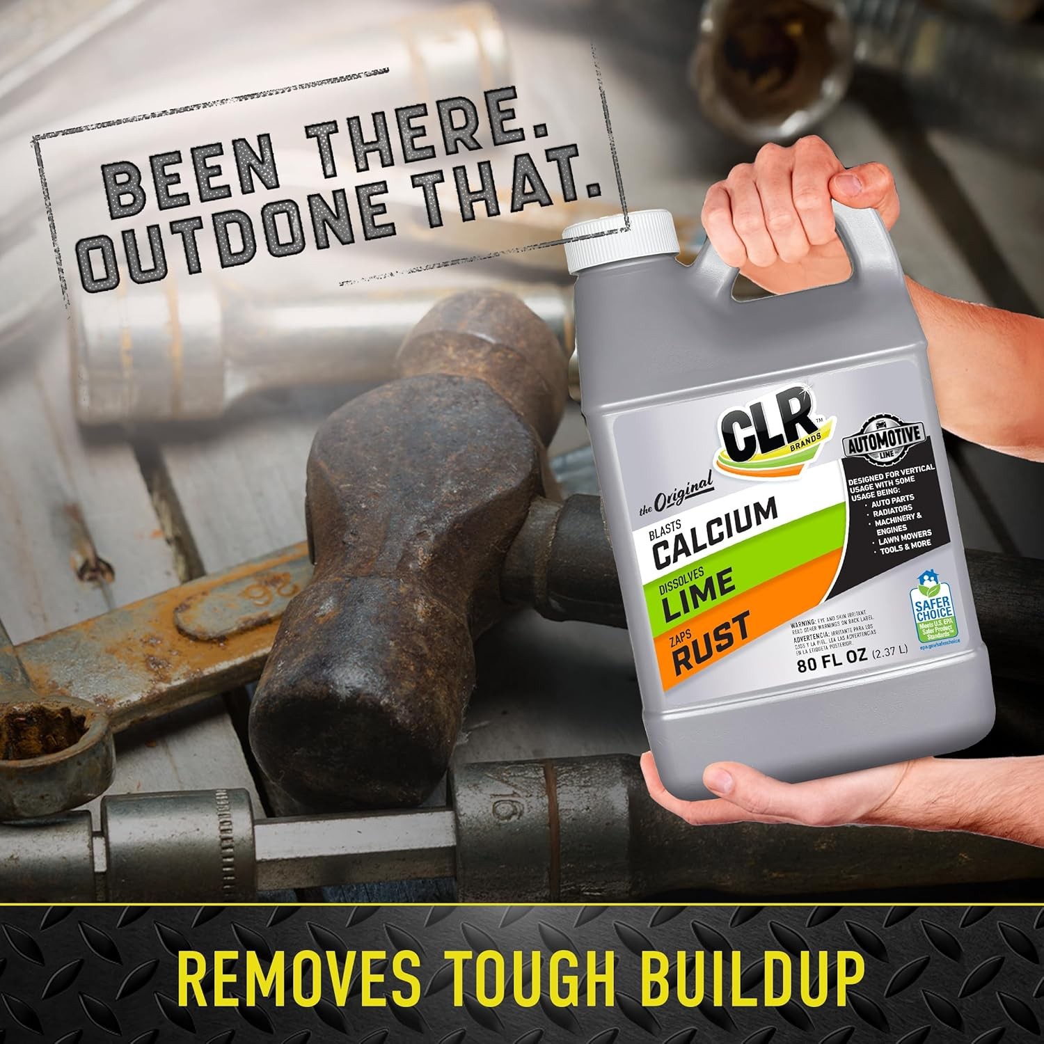 CLR Brands® Automotive Calcium Lime & Rust Remover Cleaner for Multiple