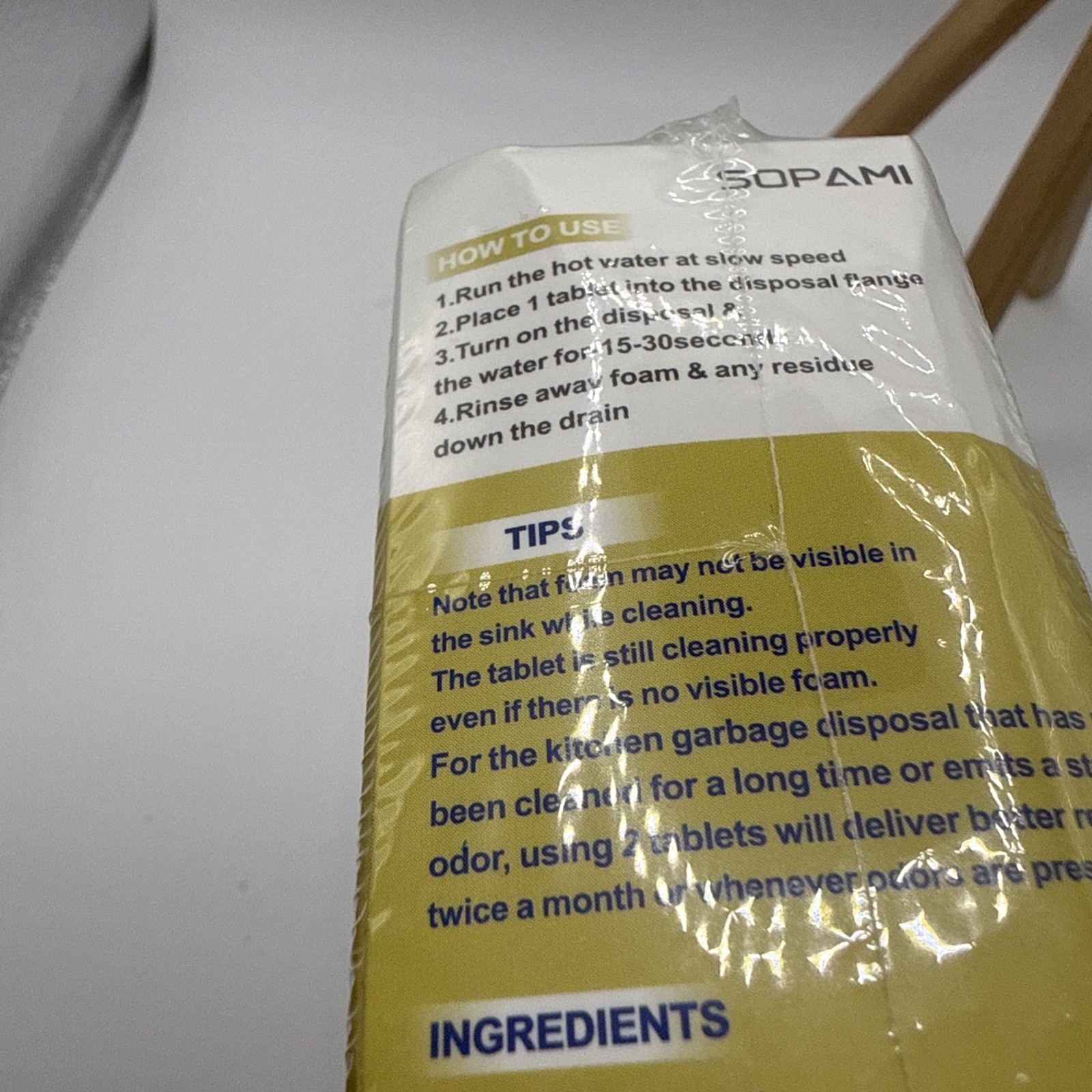 Garbage Disposal Cleaner Tablets-12 Tabs- Great Price!
