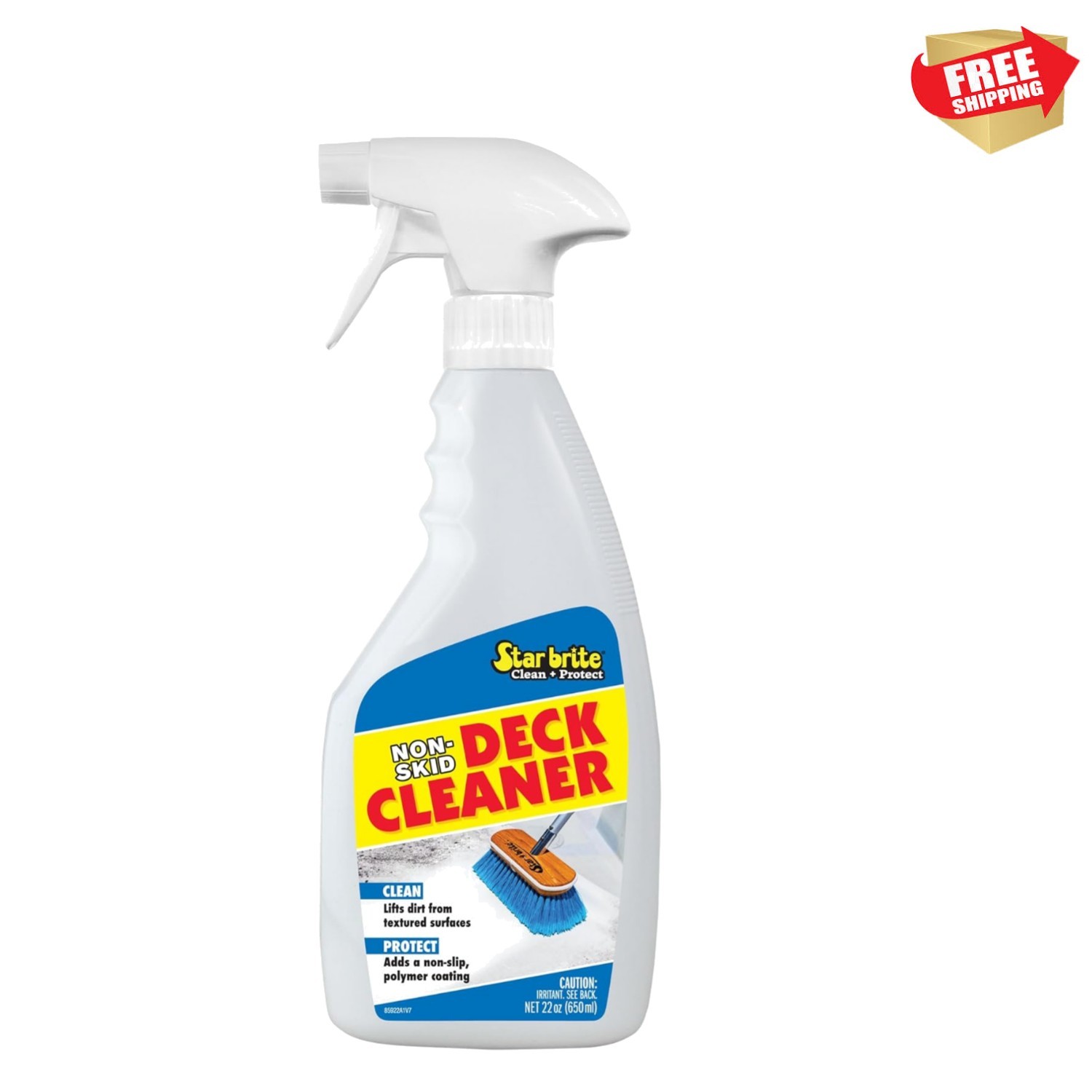 Non-Skid Deck Cleaner & Protectant – Lift Dirt & Stains From Fiberglass, Pain…