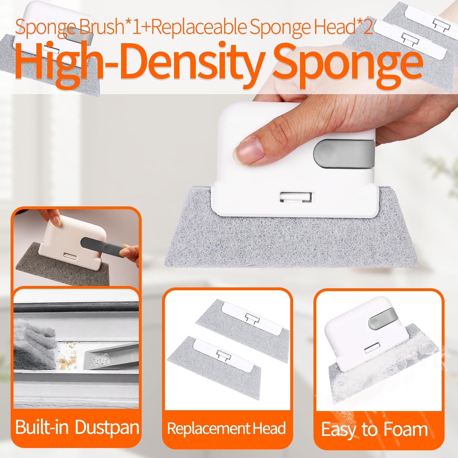 13Pcs Crevice Cleaning Brush Set, Window Groove Cleaning Brush Kit Hard Brist…
