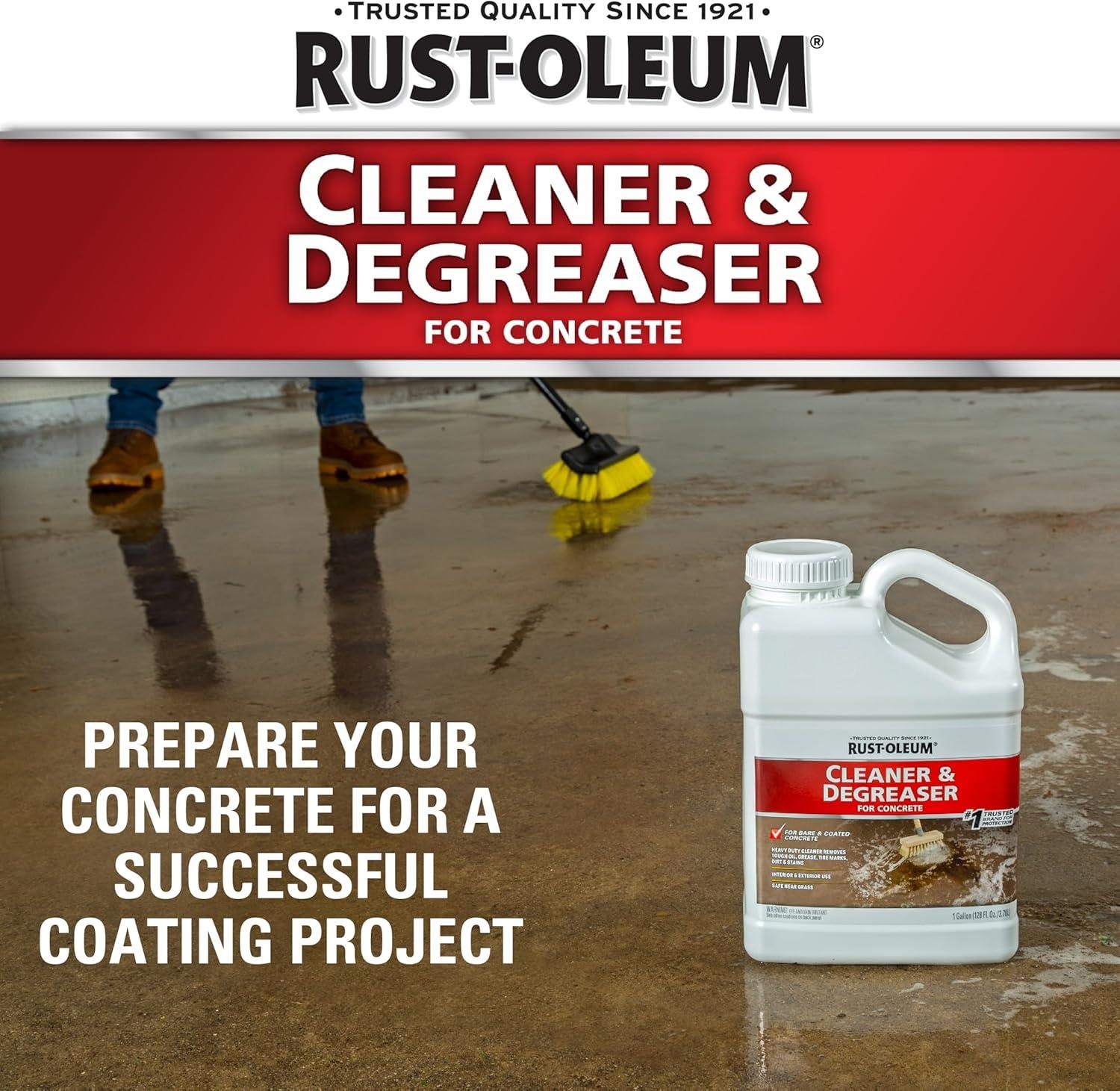 Rust-Oleum Cleaner & Degreaser for Concrete, 1 Gallon – 301243