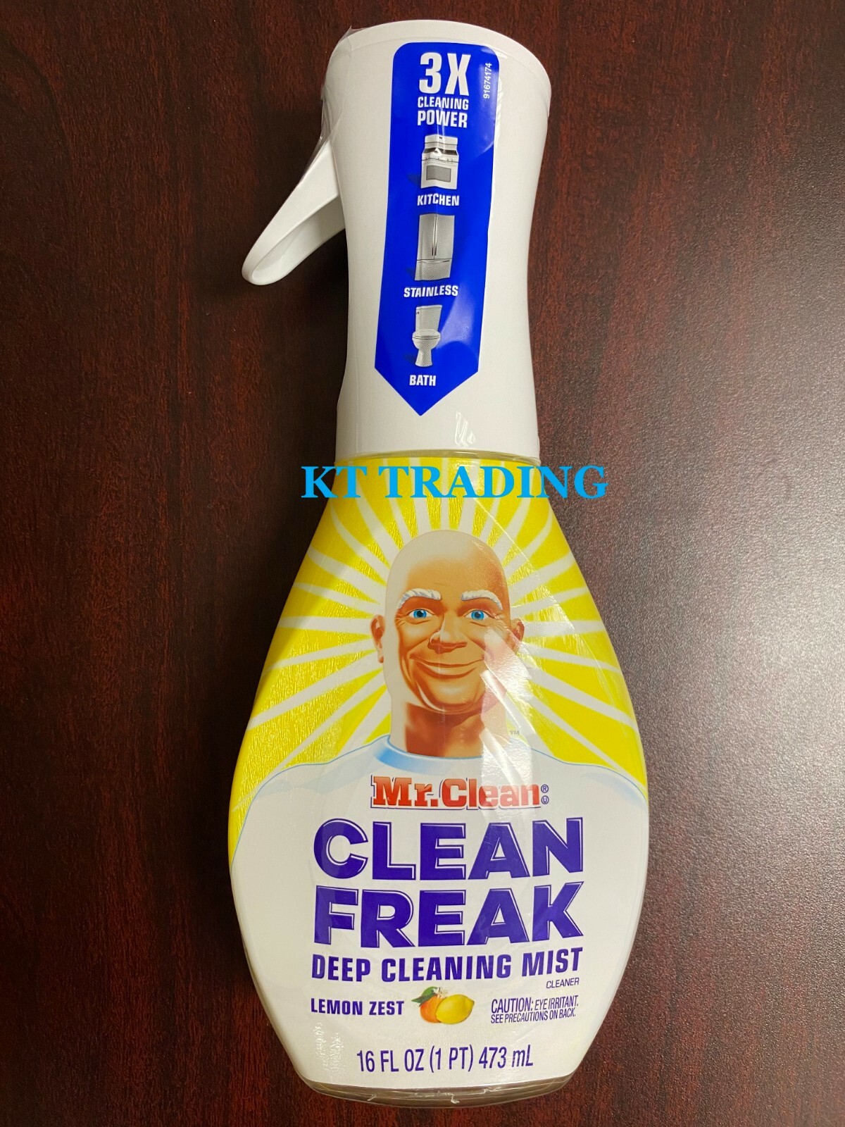 Mr. Clean Freak Multi Purpose Surface Deep Cleaning Mist Lemon Zest 16 oz Spray