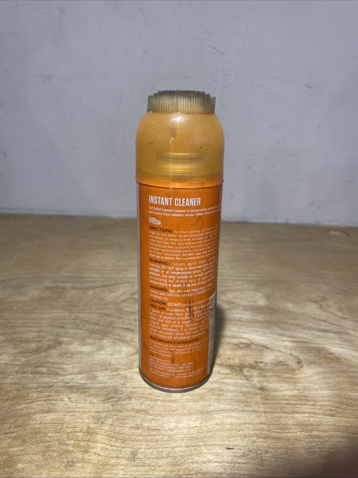 SOFSOLE Instant Cleaner 9 oz Athletic Shoe Cleaner
