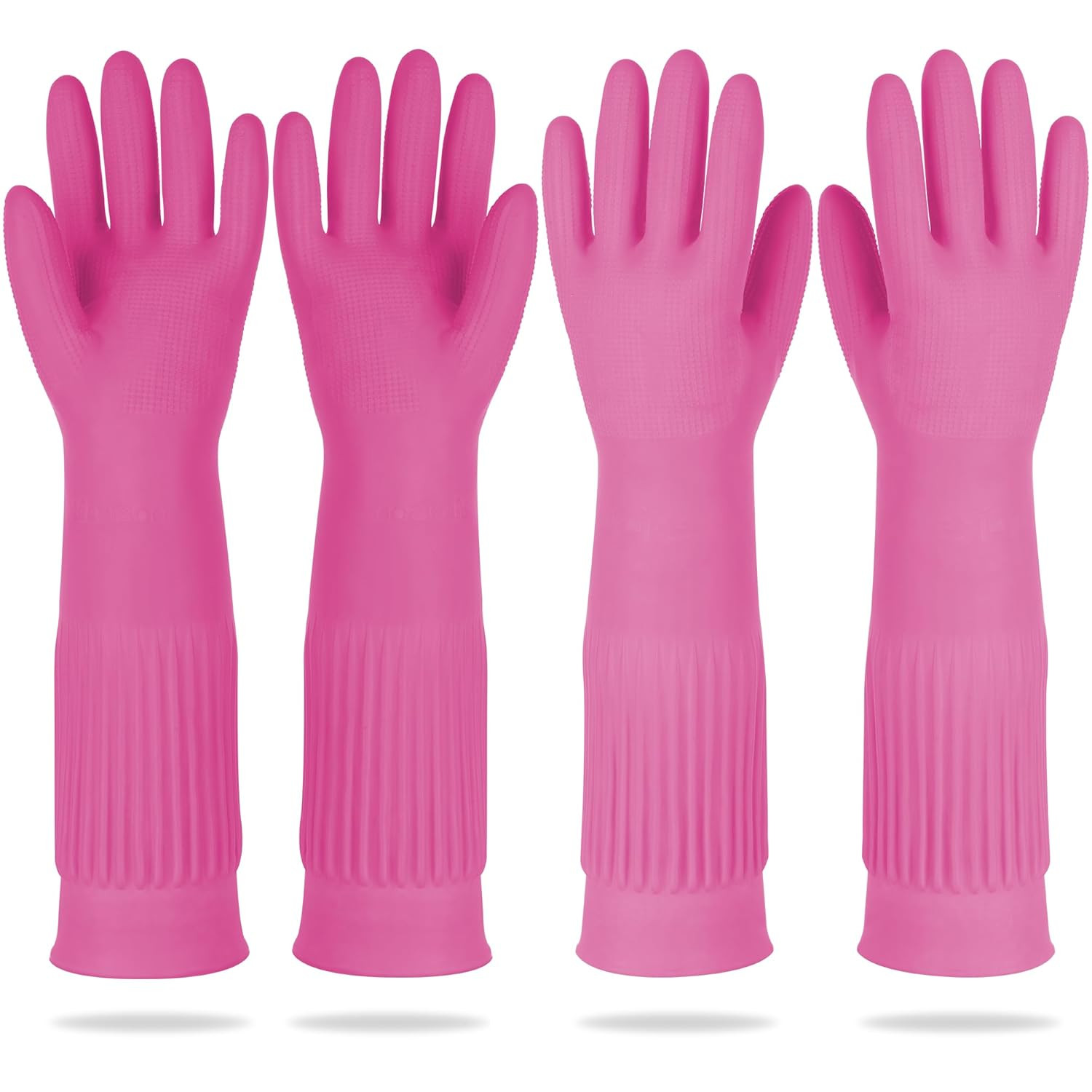 2 Pairs Mamison Household Dishwashing Kitchen Gloves Made in Korea Fast Ship