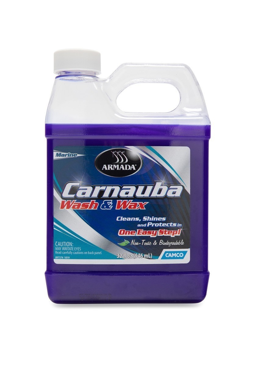 Camco Carnauba Non-Toxic / Biodegradable Wash & Wax 32oz. 40922