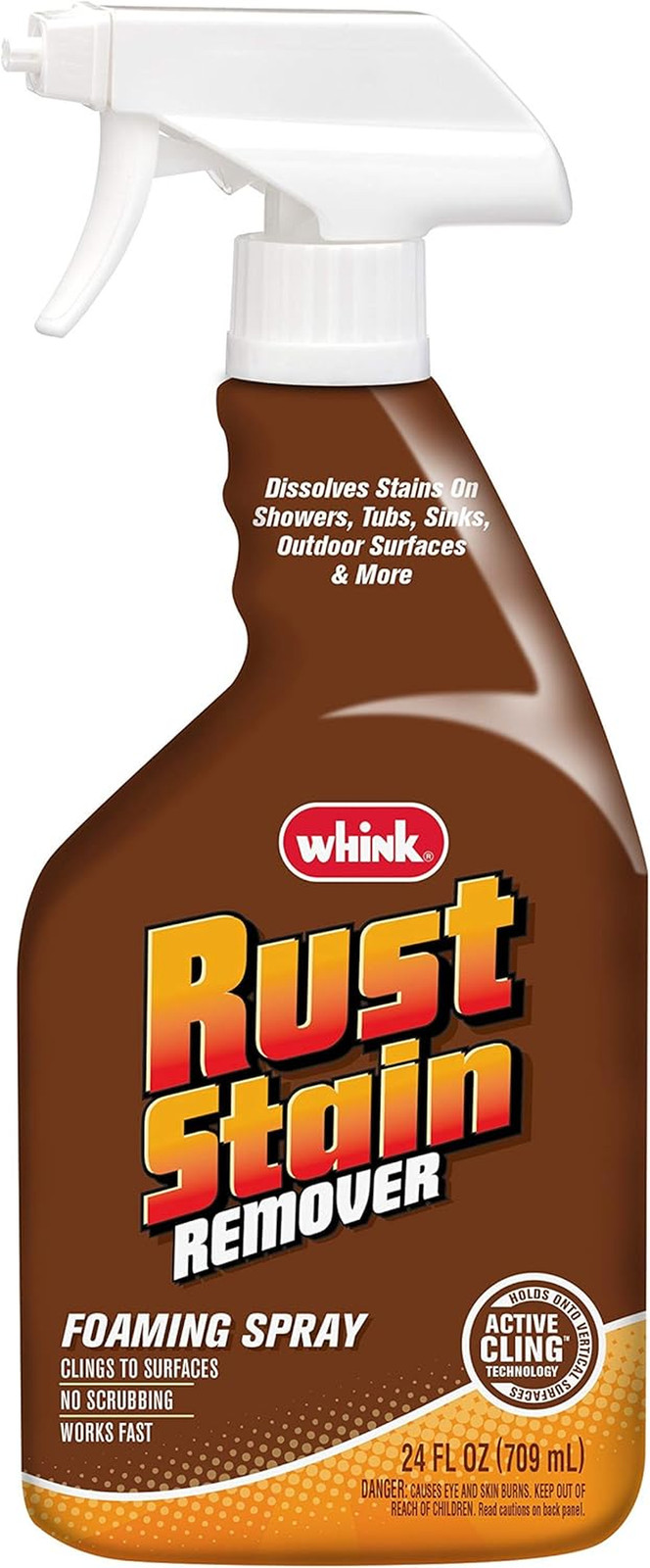 Rust-Oleum Whink Rust Stain Remover | Heavy-Duty Iron Stain Remover Foaming