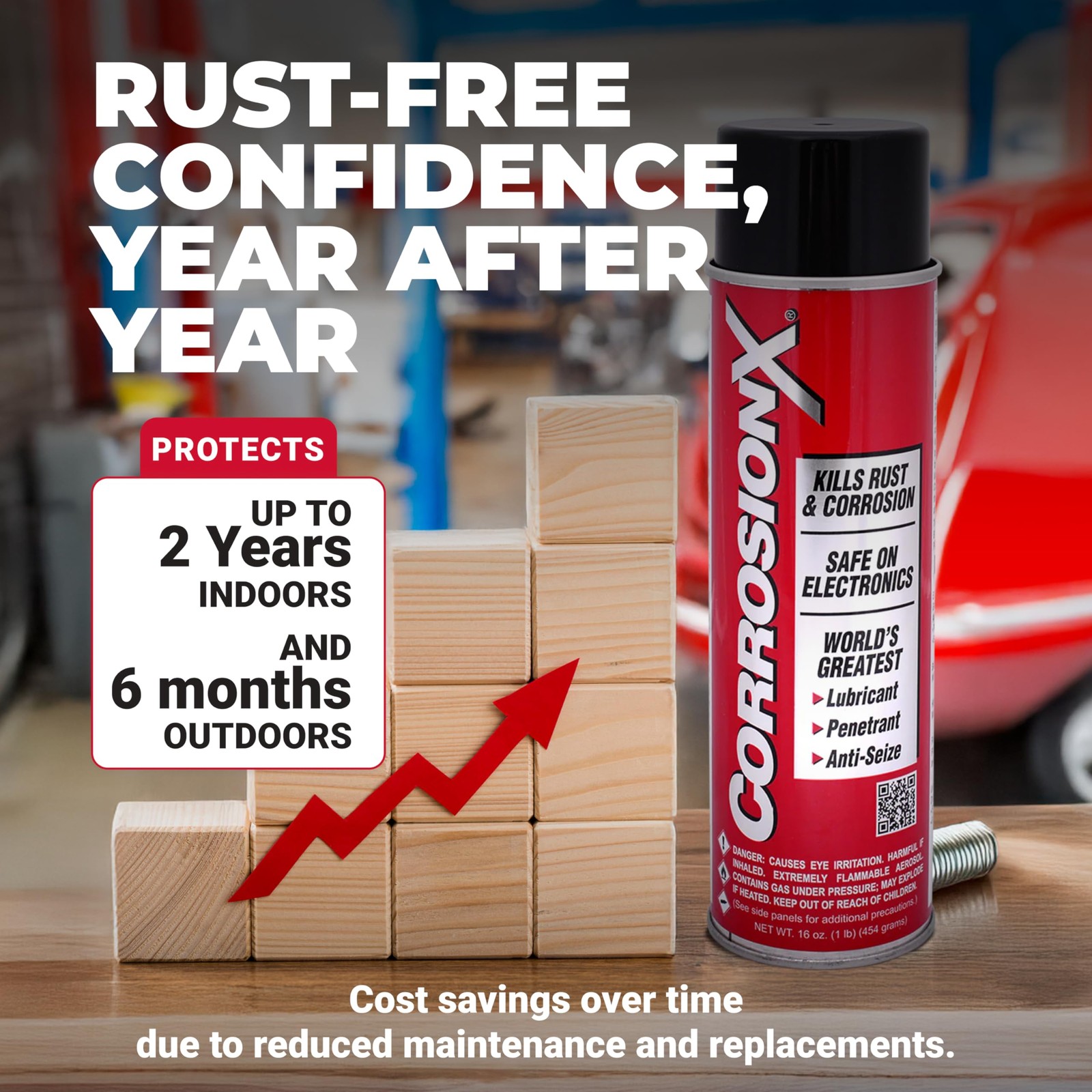 Rust Inhibitor 16oz Trigger Spray – Industrial-Strength Corrosion Protection