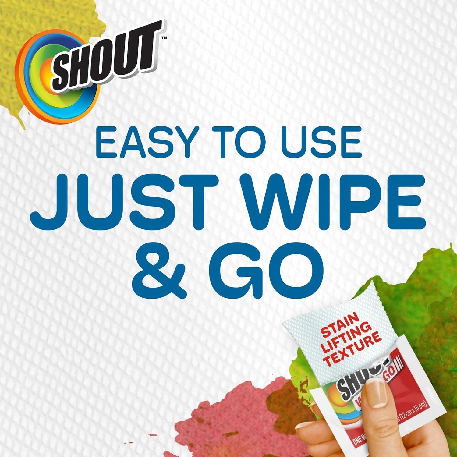 Portable Stain Removing Wipes – Dye-Free & Fragrance-Free, Perfect for Travel