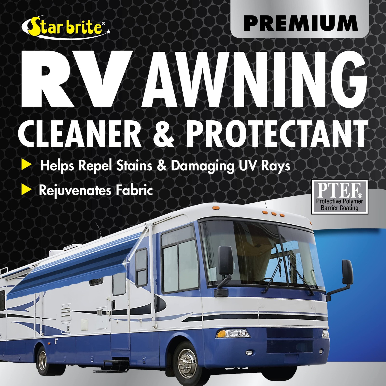 Star Brite RV Awning Cleaner Protectant Spray 32 OZ Fabric Vinyl Cleaner