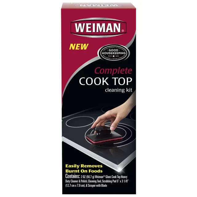 Weiman Cook Top Complete Cleaning Kit – Essentials for Glass/Ceramic Stoves