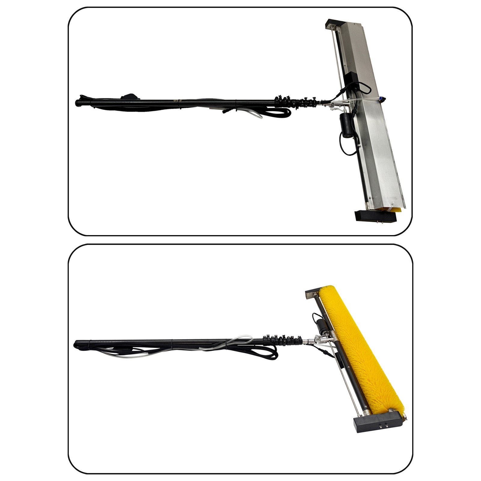 110V 5M Electric Solar Panel Cleaning Roller Brush Automatic Solar Panel Cleaner