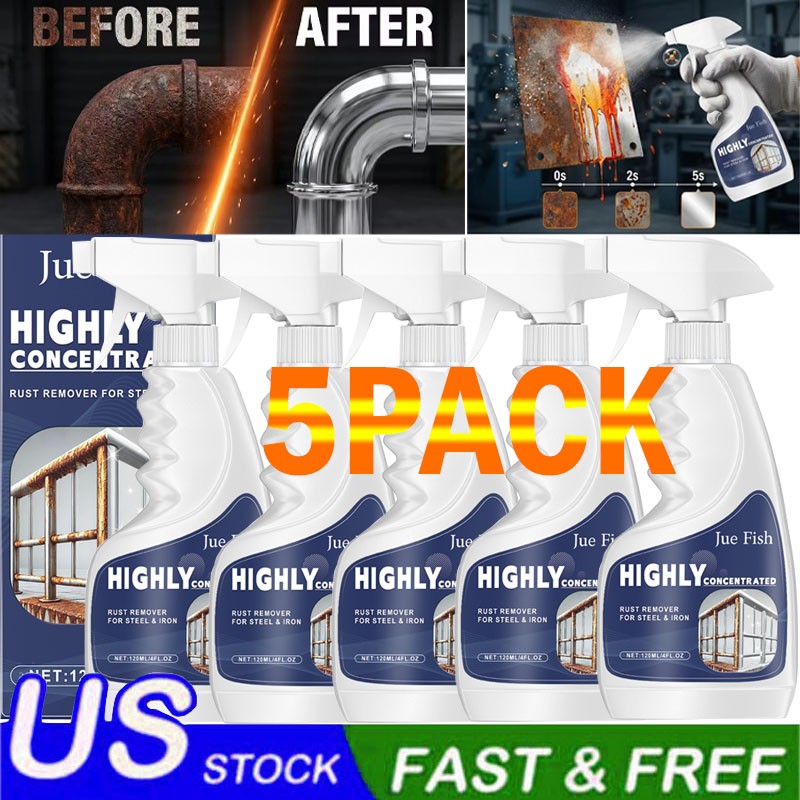 Industrial ﻿Highly Concentrated Rust Remover 120ml For Steel & Iron HOT