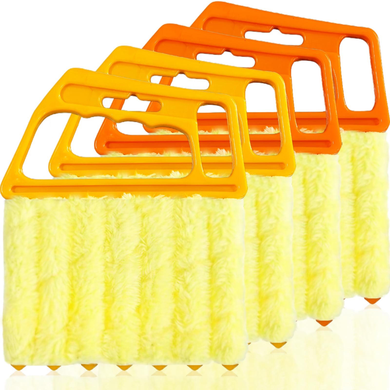 4 Pcs Blind Cleaner Duster Tool, 7-Finger Dusting Cleaner Tool for Window & V…