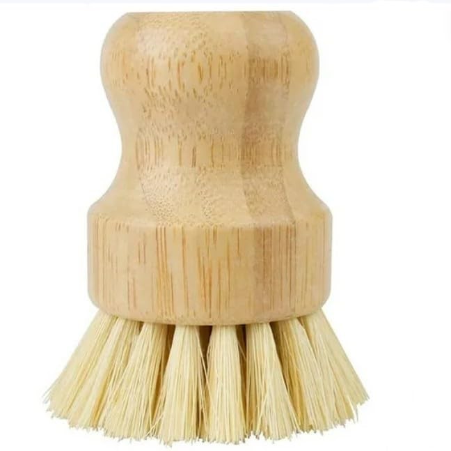 1 Pcs Palm Wooden Dish Scrubber Brush,Dish Brush Set, Dish Brushes, Durable W…