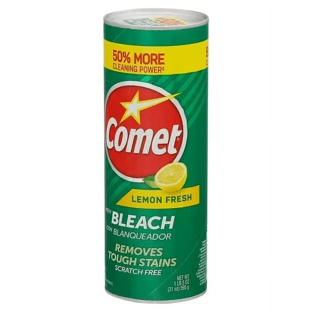 Comet 21 oz. All Purpose Abrasive Powder Cleaner with Bleach, Lemon