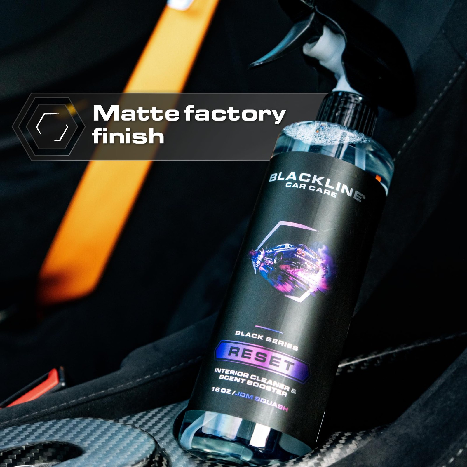 Luxury Scented Leather Car Interior Deep Clean Deodorizer Wild Cherry Formula