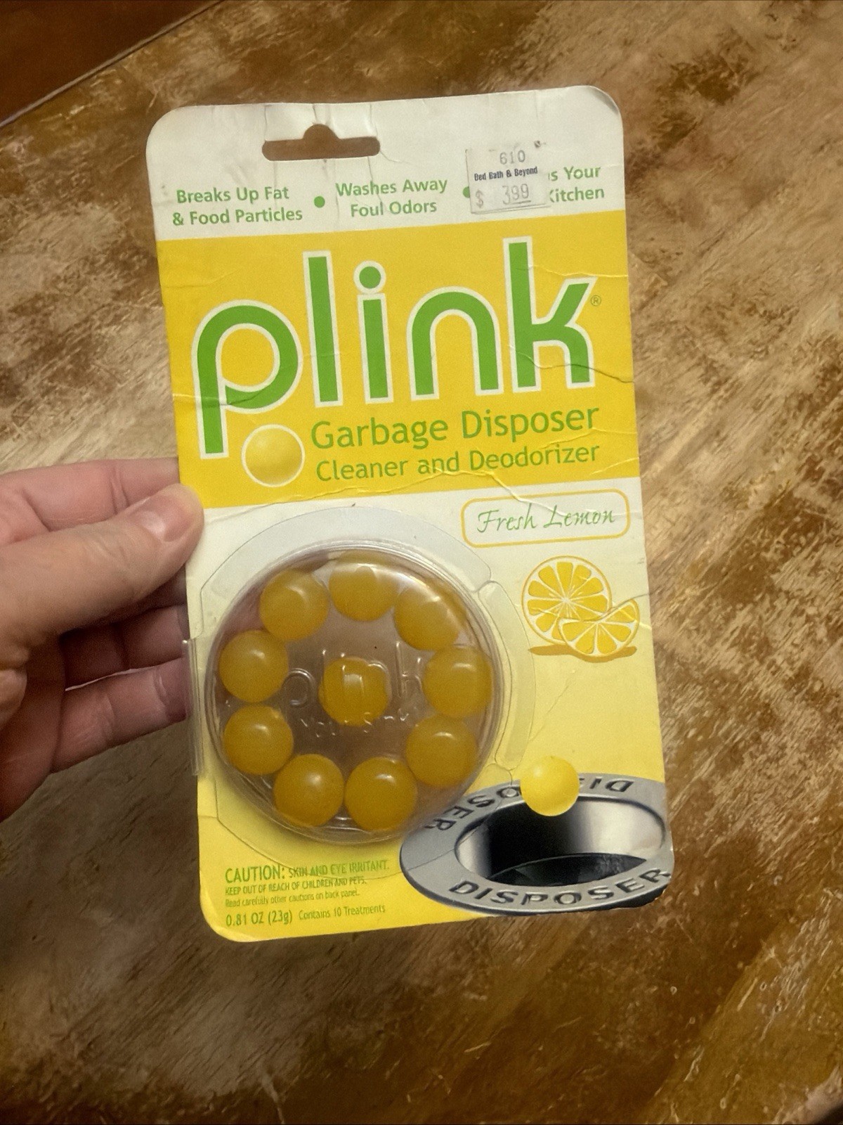 Plink Lemon Scent Garbage Disposal Sink Cleaner Deodorizer 10 Pack New