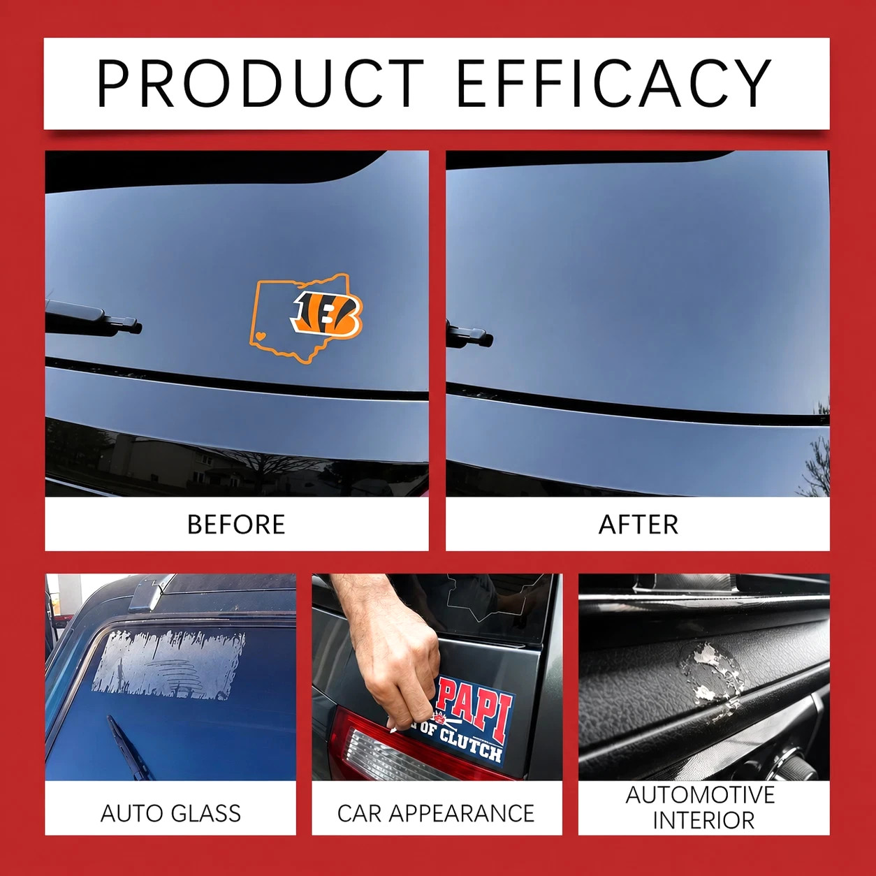 Powerful Automotive Adhesive Remover Spray Dissolves Sticky Tap Glue Decal Resid