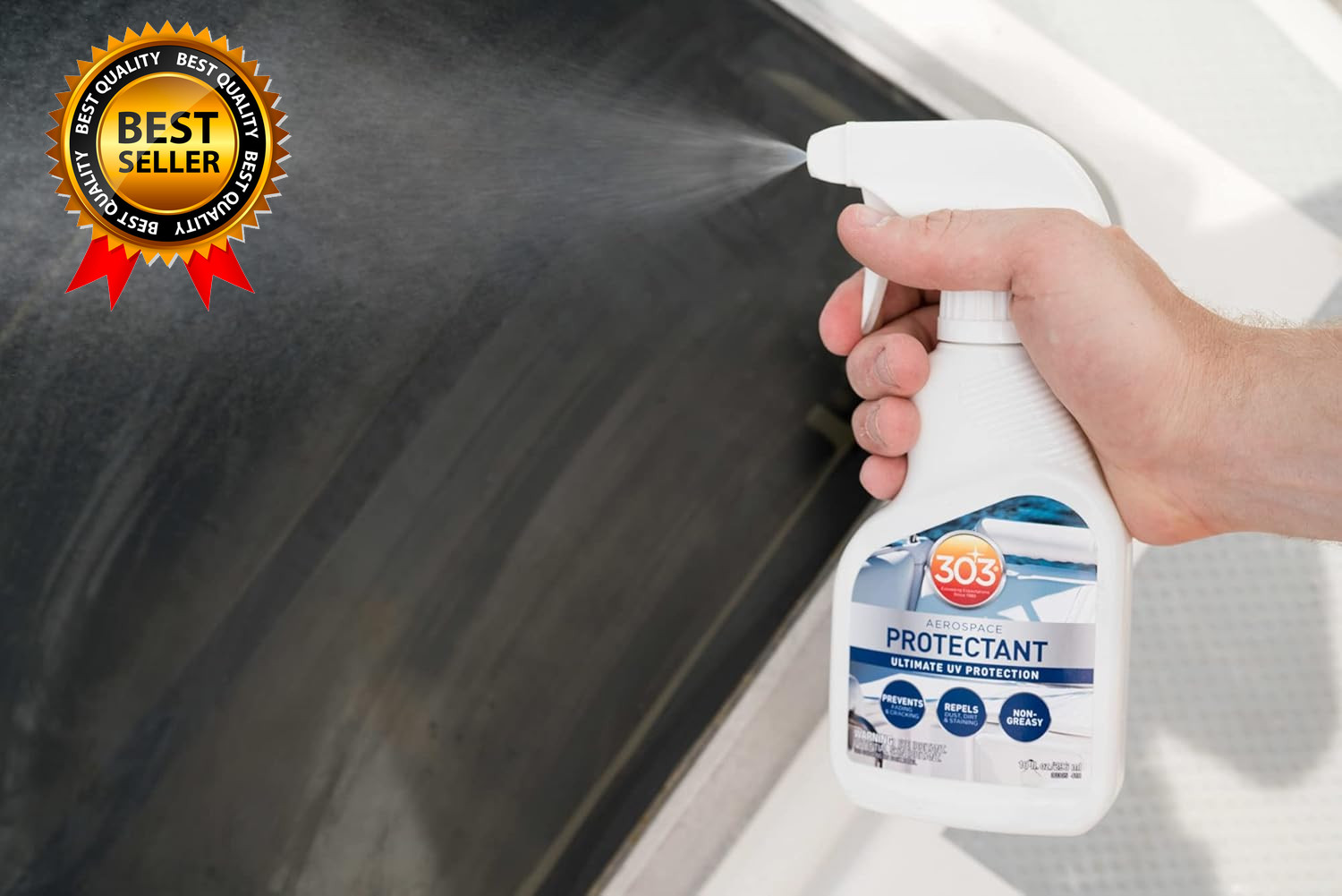 Marine Aerospace Protectant UV Protection Repels Dust Dirt & Staining Smooth