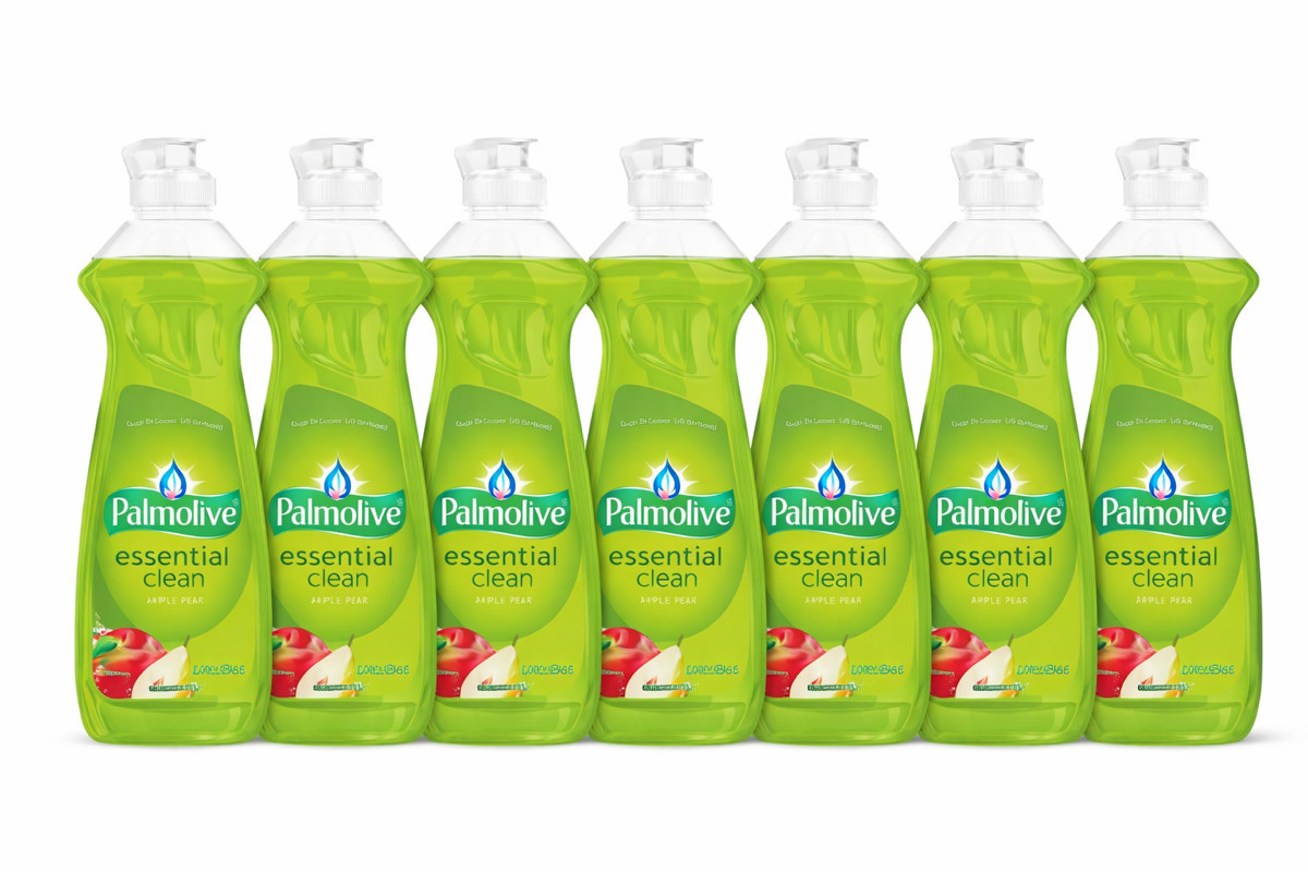 7x Bottles Palmolive Essential Clean Green Apple & Pear Dish Soap | 12.6 fl oz