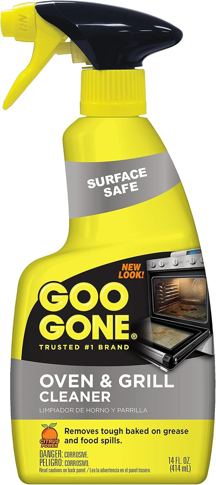 Oven & Grill Cleaner, 14 Oz Heavy-Duty Grease and Food Residue Remover