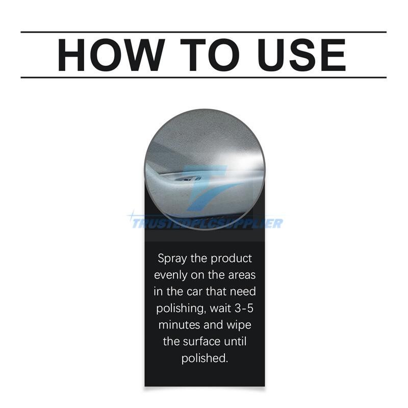 Car Interior Cleaner, Vehicle Interior Polish | Interior Detailer Spray-3PCS