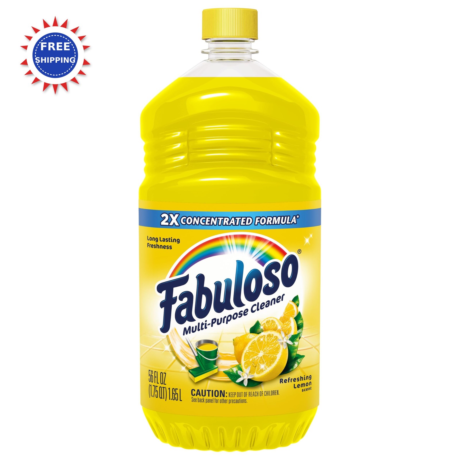 Cleaner Multi Purpose 56 Fl Oz Fabuloso Concentrated Formula Lemon