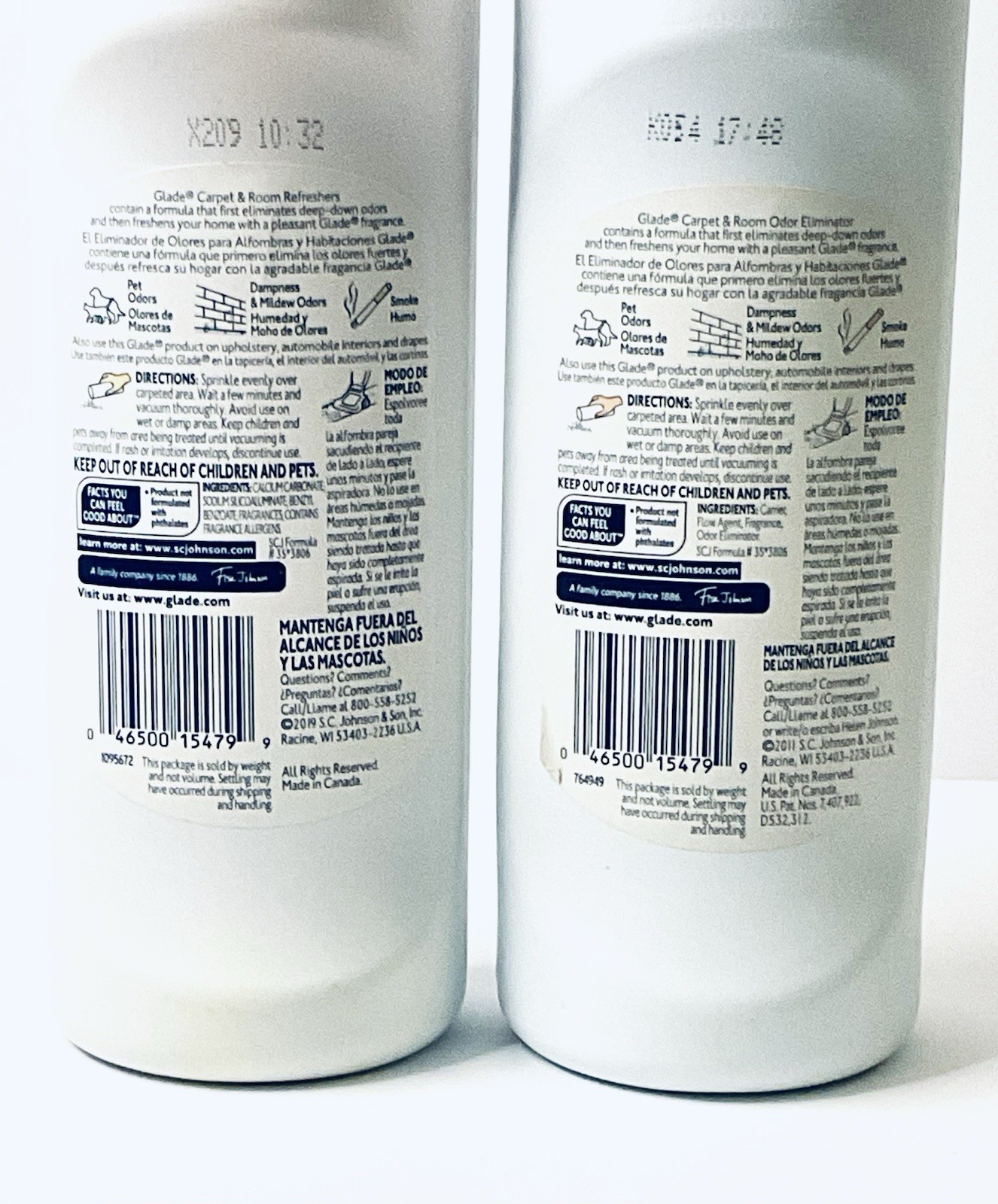 GLADE CARPET & ROOM ODOR ELIMINATOR HAWAIN BREEZE 32 OZ DISCONTINUED (2) USED