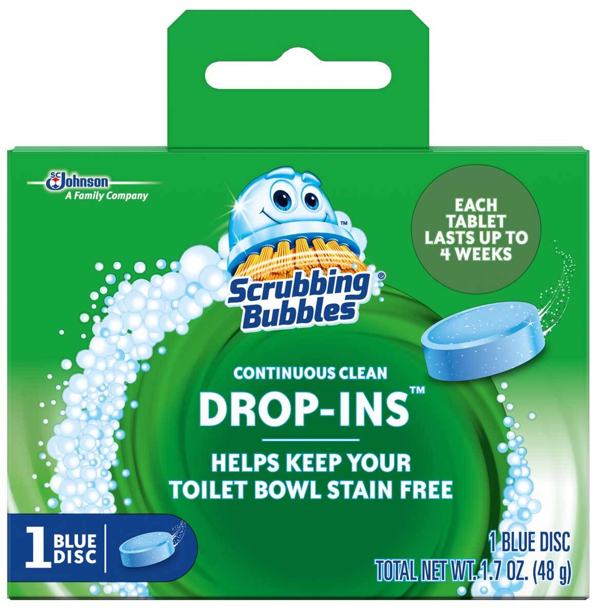 Scrubbing Bubbles Vanish Toilet Cleaning Drop-Ins Tablet – 1.7 Oz – Pack of 6