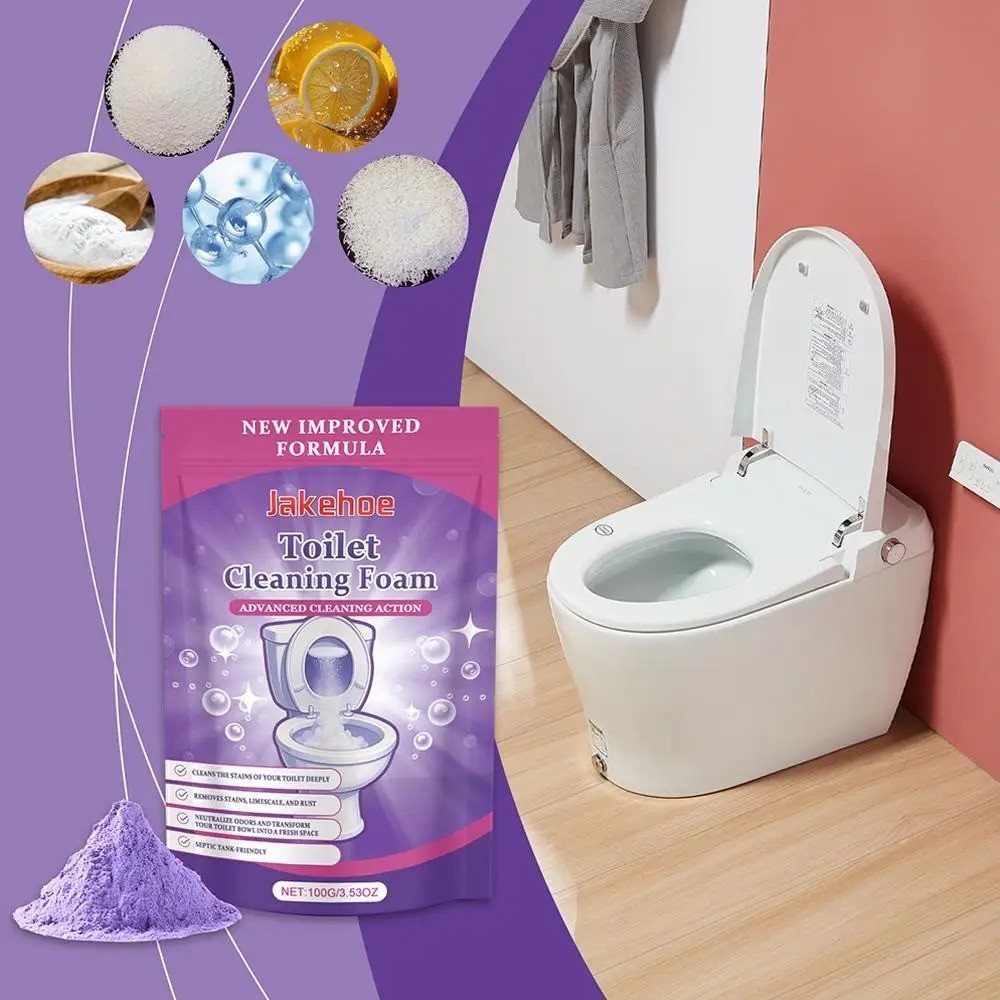 Fizzclean Toilet Foam Cleaner, Toilet Cleaning Foam Insta-Action 100g