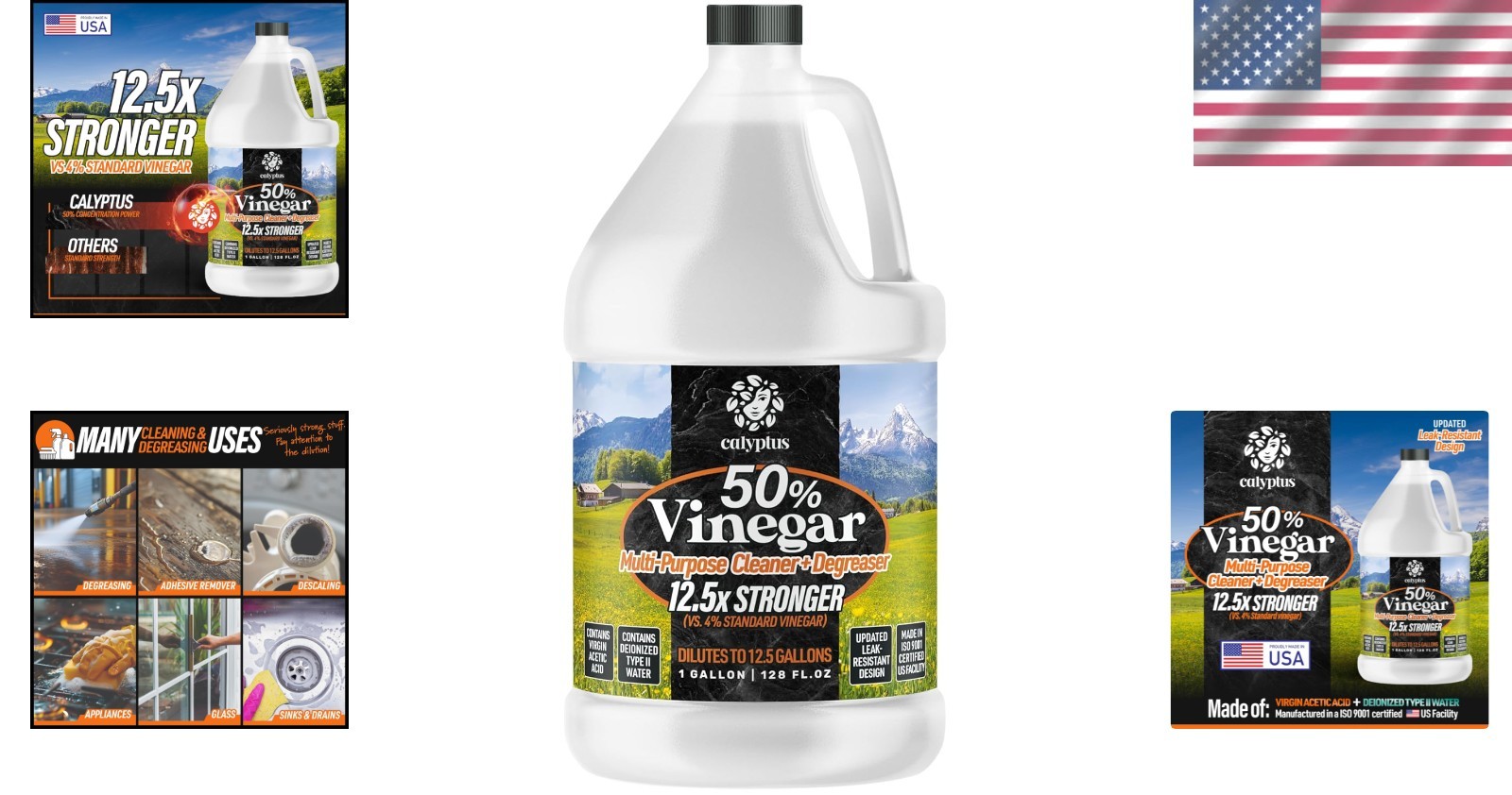 Natural Unscented Cleaning Solution – 50% Concentrate for Indoor & Outdoor Use