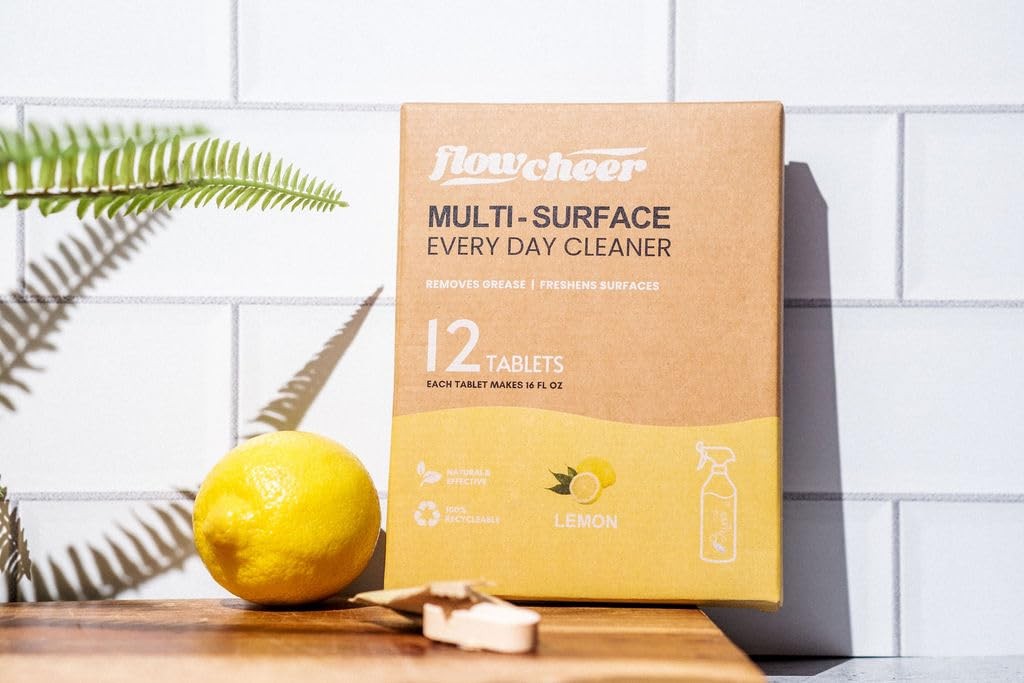All Purpose Cleaner Refills 12 Pack Concentrated Tablets Lemon Scent Household K