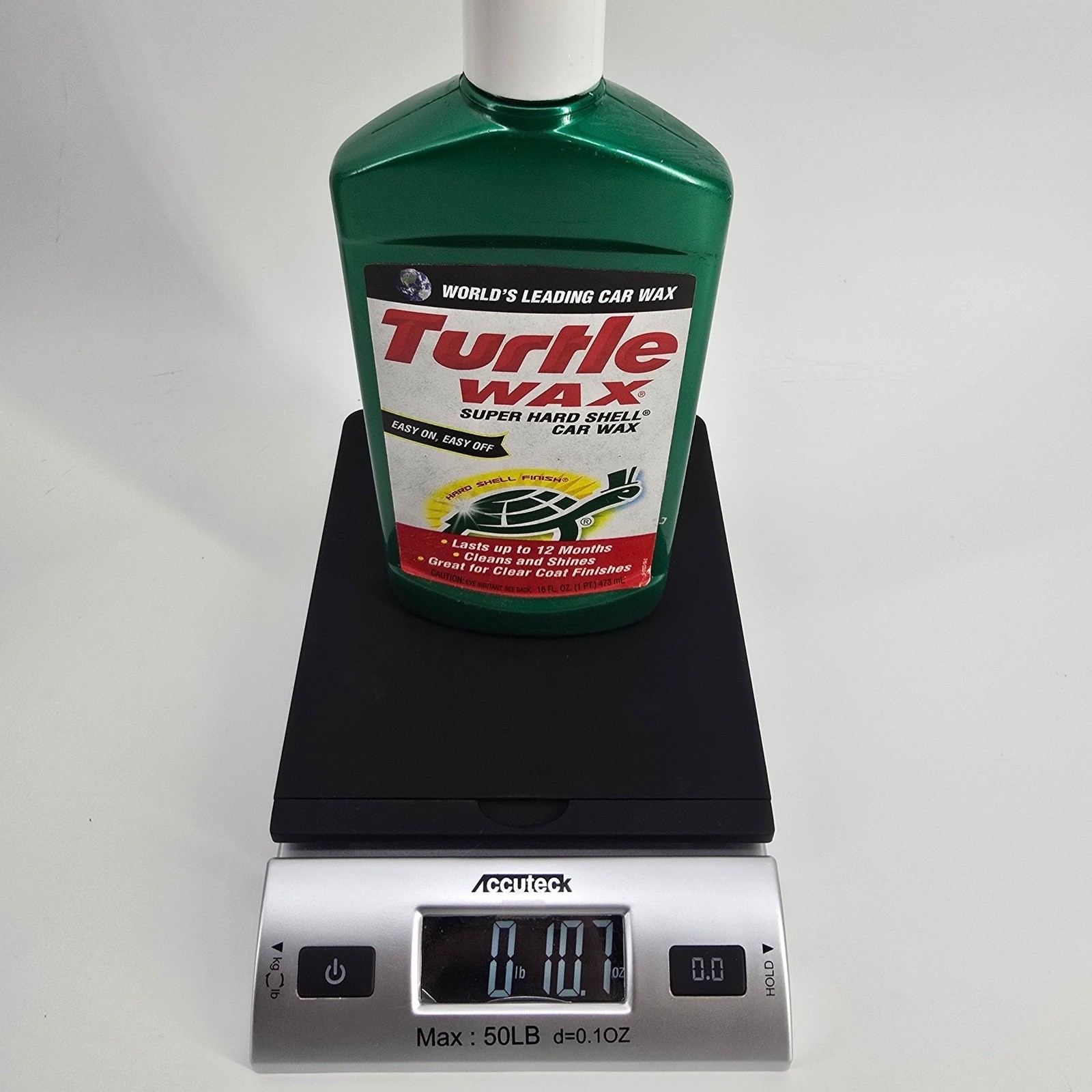 Turtle Wax Super Hard Shell Car Wax Unisex 16oz Green Liquid Formula T-123R