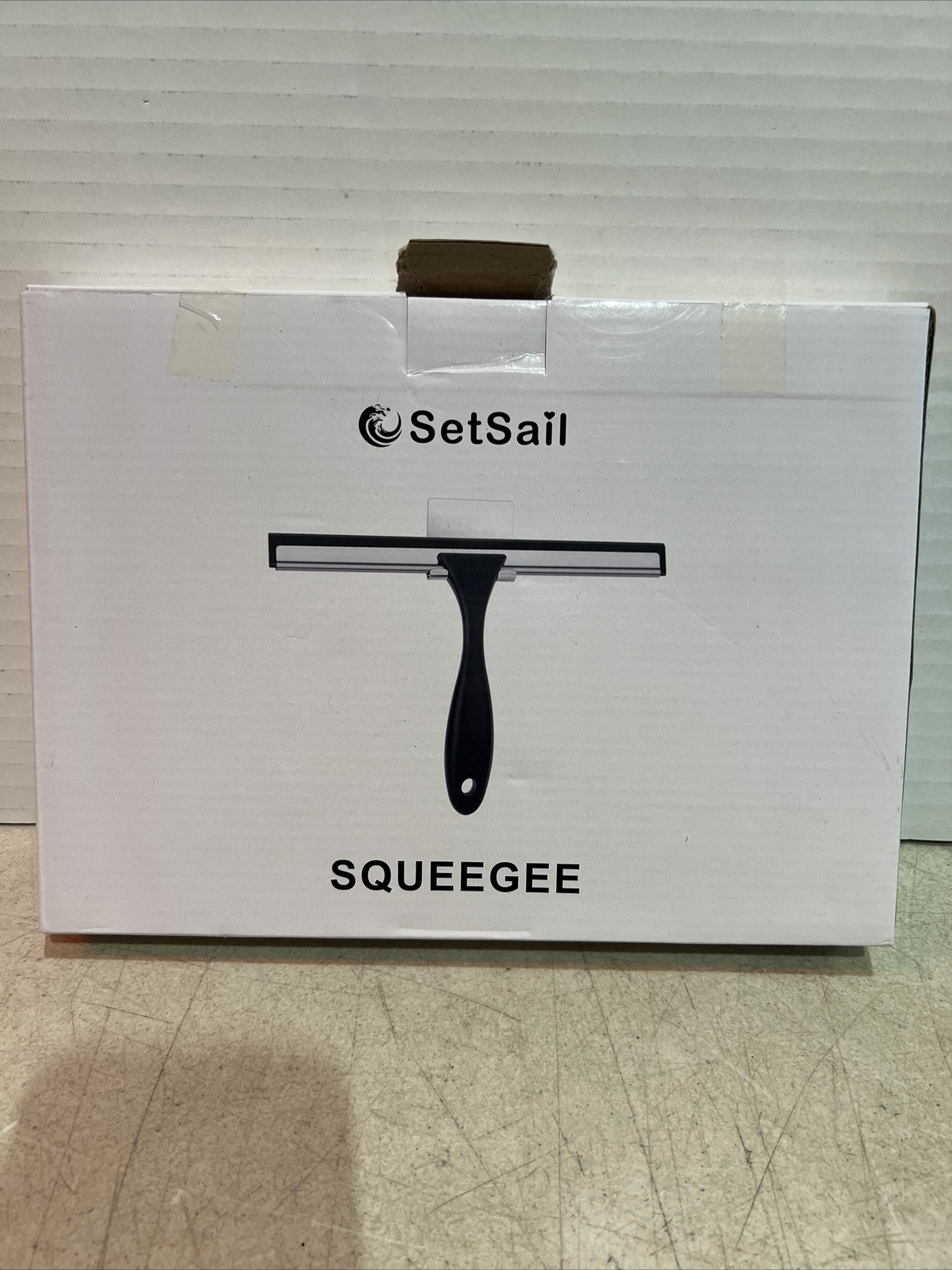 SetSail Shower Squeegee for Glass Door Stainless Steel Window Squeegee All-Pu…