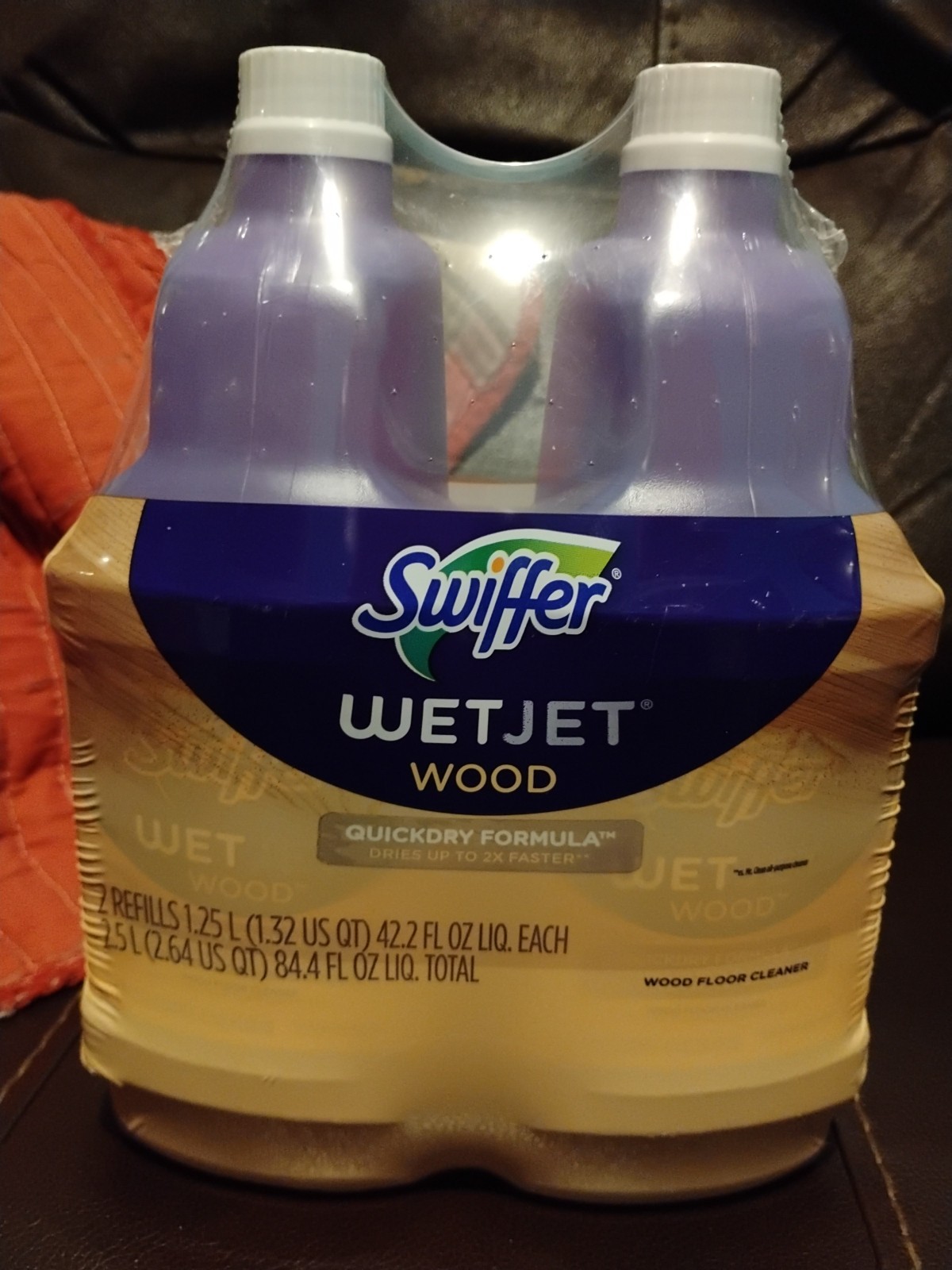Swiffer Wetjet Wood Floor Cleaner Solution Refill 42.2 Oz – Pack Of 2