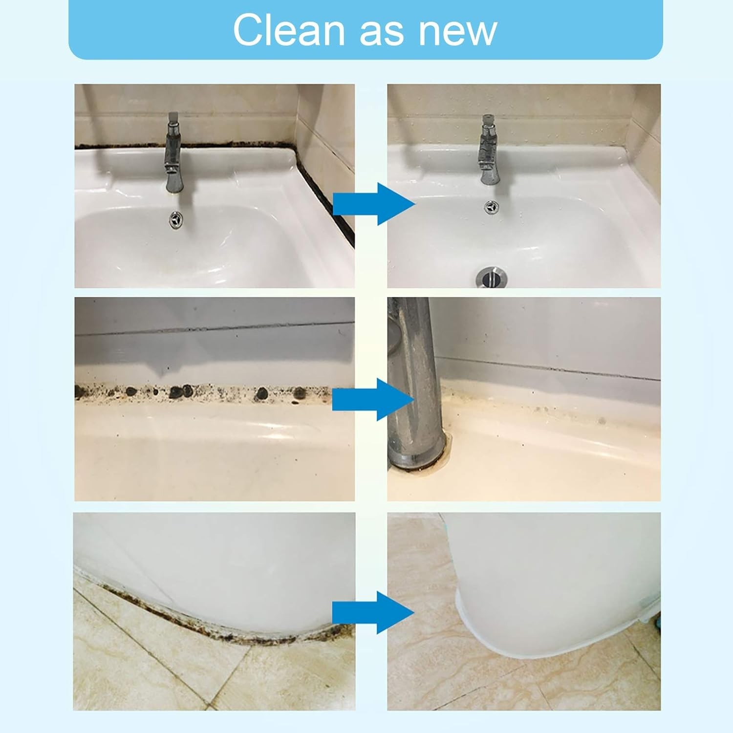 Mold and Mildew Remover Gel, Household Stain Cleaner for Washing Machine Seal…