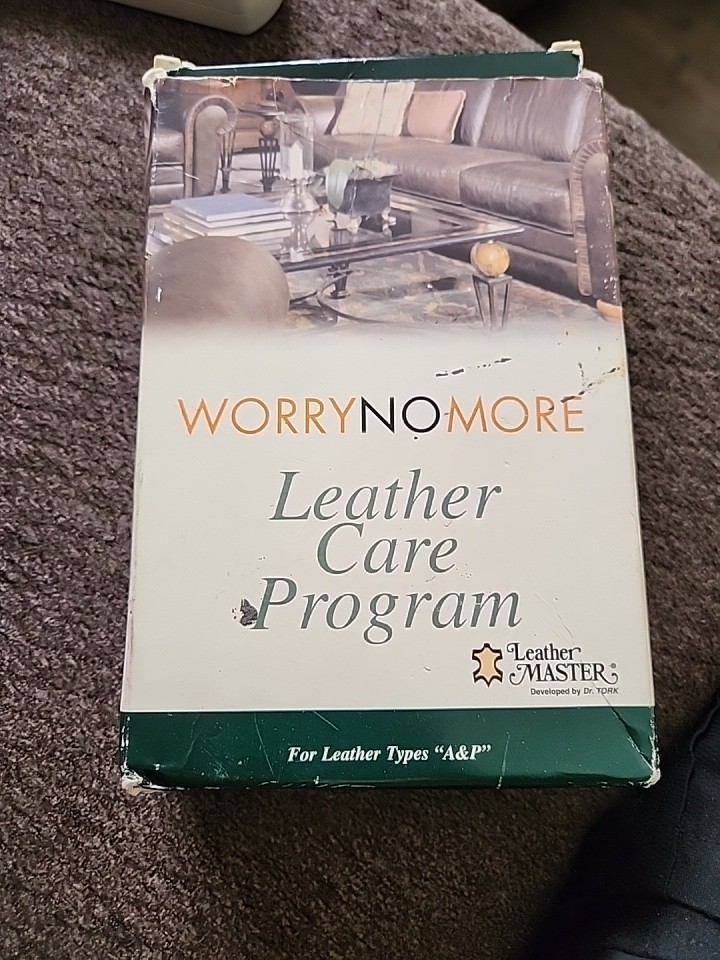 Worry No More Leather Care Program Leather Master Type A&P – New Box Distorted